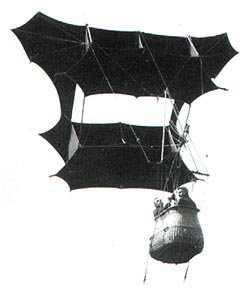Military history is also full of kite use like this Cody "manlifter" kite in 1908